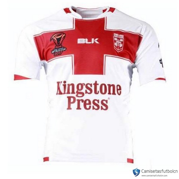 Camiseta Inglaterra Primera equipo RLWC 2017-18 Blanco